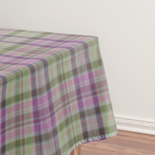 Green, lilac classic tartan.  テーブルクロス (インサイチュ)