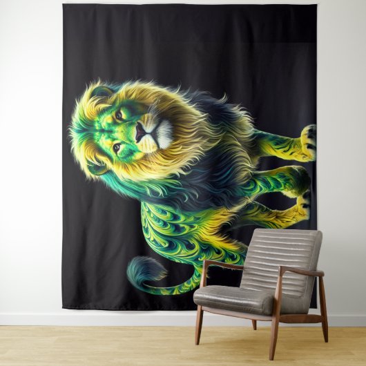 Green Lion タペストリー (インサイチュ)