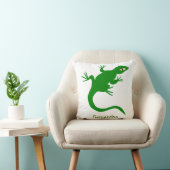 Green Lizard Design Personalised クッション (椅子)