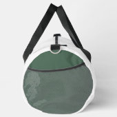 Green Love Birds Personalized Gym Duffel Bag ダッフルバッグ (右)