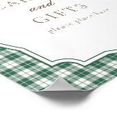 Green Mallard Duck Gender Neutral Cards & Gifts ポスター (角)