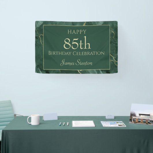 Green Marble 85th Birthday 横断幕 (トレードショー)