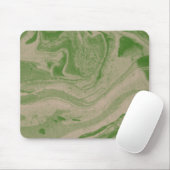 Green marble, a little everyday luxury マウスパッド (マウス)