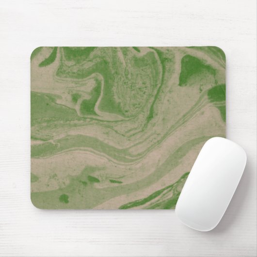 Green marble, a little everyday luxury  マウスパッド (マウス)