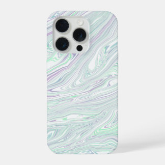 Green Marble Fusion Phone Case iPhone 15 Proケース