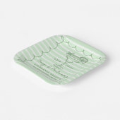 Green Margs and Matrimony Bachelorette Party ペーパープレート (傾斜あり)