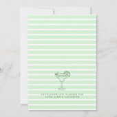 Green Margs and Matrimony Bachelorette Party  招待状 (裏面)