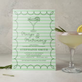 Green Margs and Matrimony Bachelorette Party  招待状