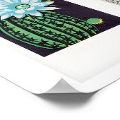 Green Matchbox Labels Grid, Vintage Ephemera Art ポスター (角)