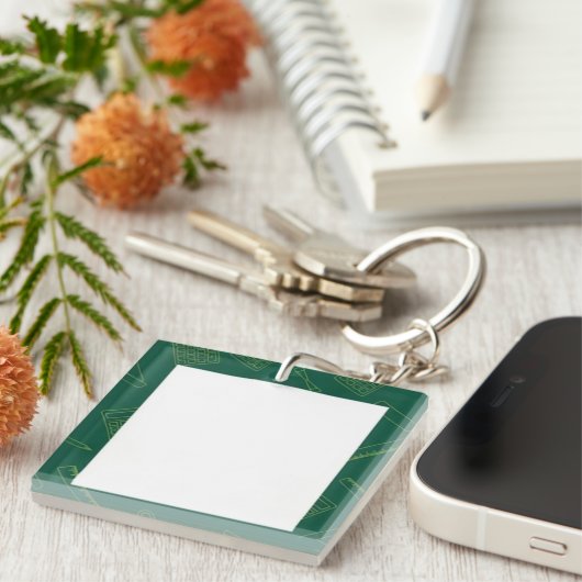 Green Mathematical キーホルダー (正面右)