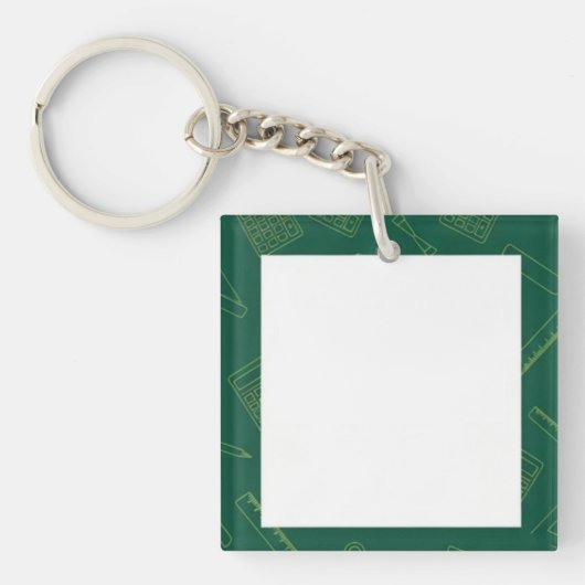 Green Mathematical キーホルダー (正面)