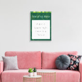 Green Mathematical Quote キャンバスプリント (インサイチュ (リビング))