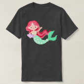 Green Mermaid Tシャツ (デザイン正面)