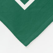 Green Merry Laxmas Personalized Lacrosse Christmas フリースブランケット (角)