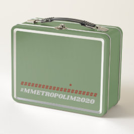 GREEN Metal Lunchbox bY #MMETROPOLIM メタルランチボックス