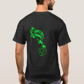 Green Metallic Celtic Dog Tshirt Tシャツ (裏面)