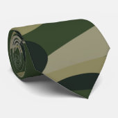 Green Military Camouflage Pattern ネクタイ (ロール)