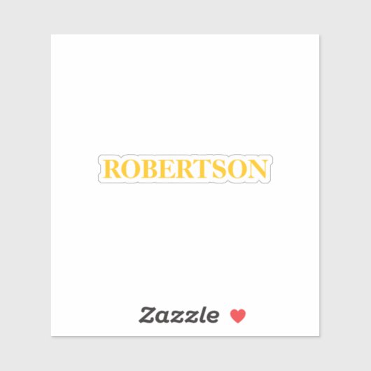 Green minimalist custom name  シール (シート)