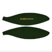 Green minimalist custom name  ミニバスケットボール (パネル)