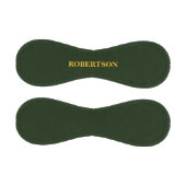 Green minimalist custom name  野球ボール (パネル)