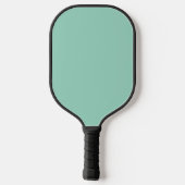 Green Minimalist Custom Name Pickleball Paddle ピックルボールラケット (裏面)