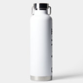 Green Modern High School Graduation Graduate ウォーターボトル (正面)