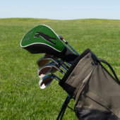 Green Monogram Golf Head Cover For Men ゴルフヘッドカバー (インサイチュ)