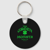 Green Monsta Funny Boston M New England Srts Gift  キーホルダー (正面)