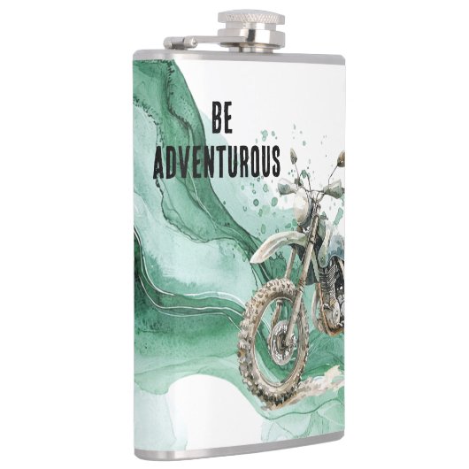 Green Motorcycle Adventure フラスク (右)