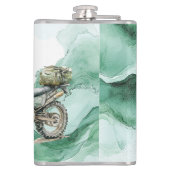 Green Motorcycle Adventure フラスク (裏面)