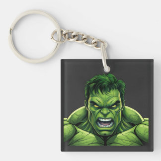 Green Muscular Creature Keychain キーホルダー