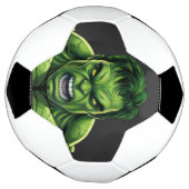 Green Muscular Creature Soccer Ball サッカーボール (回転)