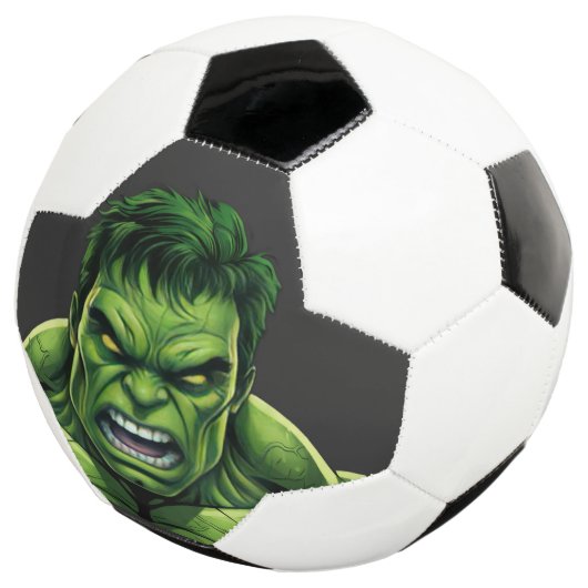 Green Muscular Creature Soccer Ball サッカーボール (3/4)