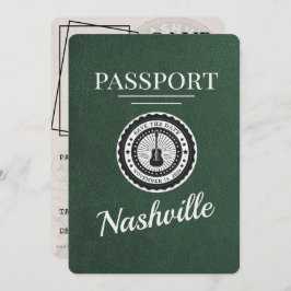 Green Nashville Passport日付の保存 セーブザデート