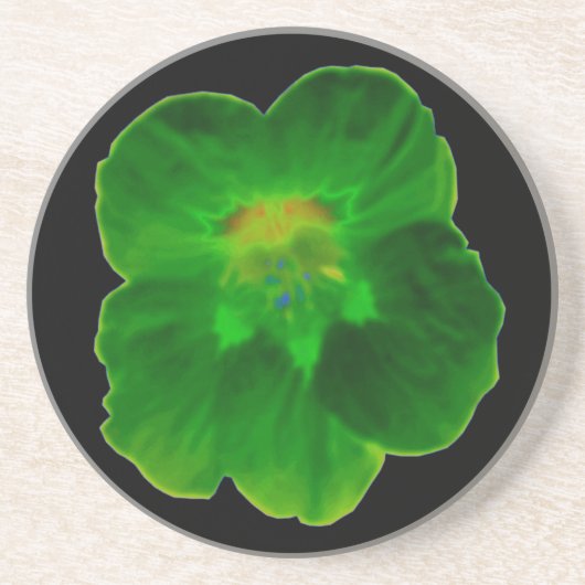 Green Nasturtiumコースター コースター (正面)