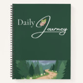 Green Nature Vibes Notebook Journal ノートブック (正面)