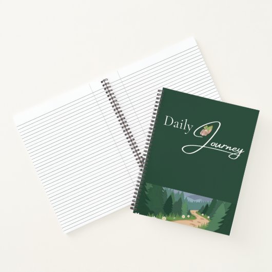 Green Nature Vibes Notebook Journal ノートブック (内部)