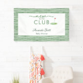 Green New to the Club Golf Theme Baby Shower  横断幕 (インサイチュ)