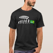 Green No Danke文EvolutionアンチGreen Prot Tシャツ (正面)