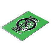 GREEN "No Friends in Shanghai"スパイラルノートブック ノートブック (左側)