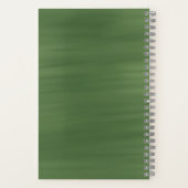 Green Notebook– Stylish Journa ノートブック (裏面)