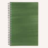 Green Notebook– Stylish Journa ノートブック (正面)