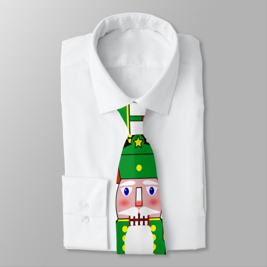 Green Nutcracker Soldier Christmas ネクタイ (タイ)