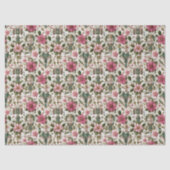Green Nutcracker with Holiday Florals 薄葉紙 (正面)