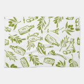 Green Olive Oil キッチンタオル (横)