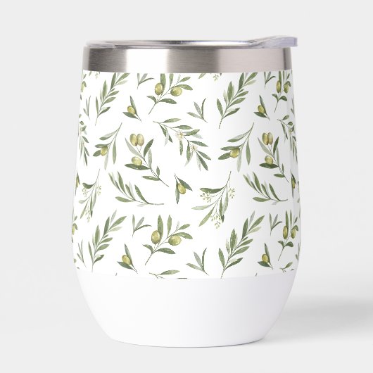 Green Olives Watercolor Thermal (左面)