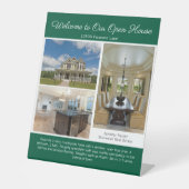 Green Open House Real Estate Listing Photo 台座サイン (正面)