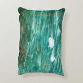 Green or Emerald Marble texture background アクセントクッション (裏面(縦))