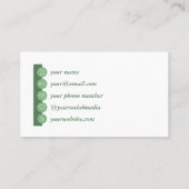 Green or Natural Business Card 名刺 (裏面)
