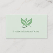 Green or Natural Business Card 名刺 (正面)